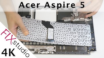 Acer Aspire 5 - keyboard replacement [4k]