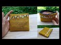 DIY Wallet from Glitter Foam | How to Make Easy and Simple Wallet/ Coin purse | No Sew