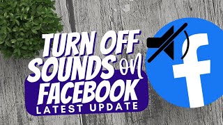 How to turn off Sounds on Facebook App Android / iPhone 2022 screenshot 2