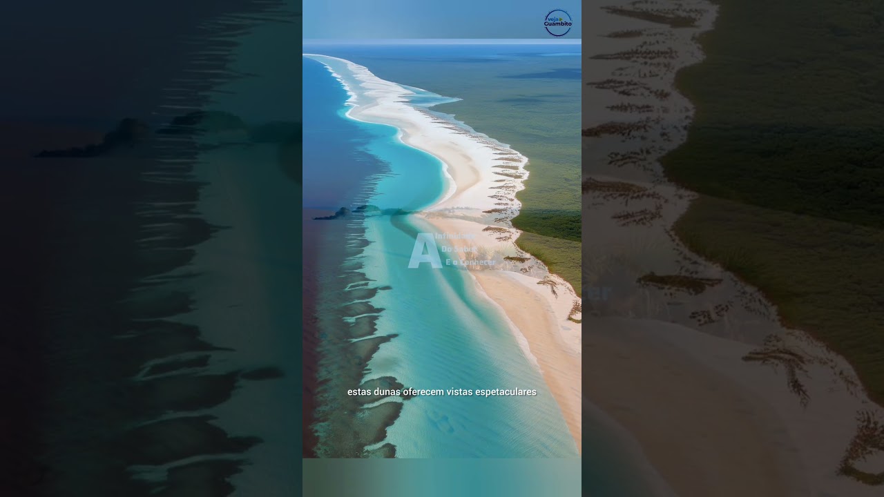 As Dunas de areia do Bazaruto