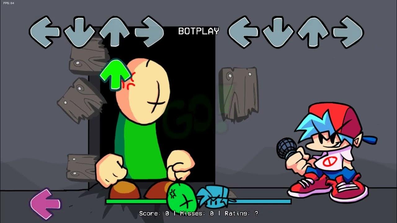 Fnf mod baldi vs miss circle. Baldi but not pixeled.