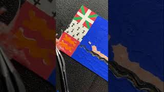 How Flag of Saint Pierre and Miquelon created #asmr #viral #shorts #trending #satisfying