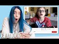 Billie eilish watches fan covers on youtube  glamour