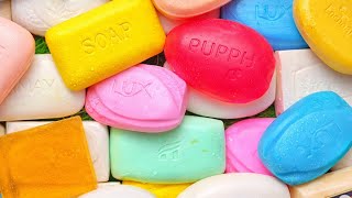 ASMR Soap Satisfying Colorful Soaps Relaxing Sounds Oddly Satisfying Soap Texture Stress Relief