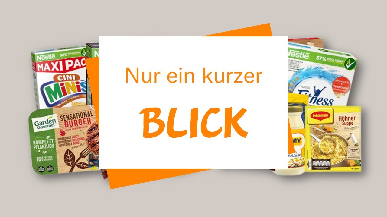 Wie der Nutri-Score hilft deine gesunden Nestlé Produkte zu finden
