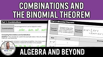 Combinations & the Binomial Theorem | Algebra 2 Lesson | Probability