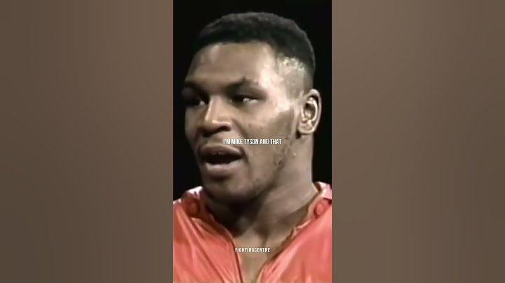 Mike Tyson on being compared to Rocky Marciano 💯