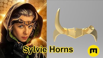 Sylvie horns "Loki serial"(3D model ready for 3D printing)