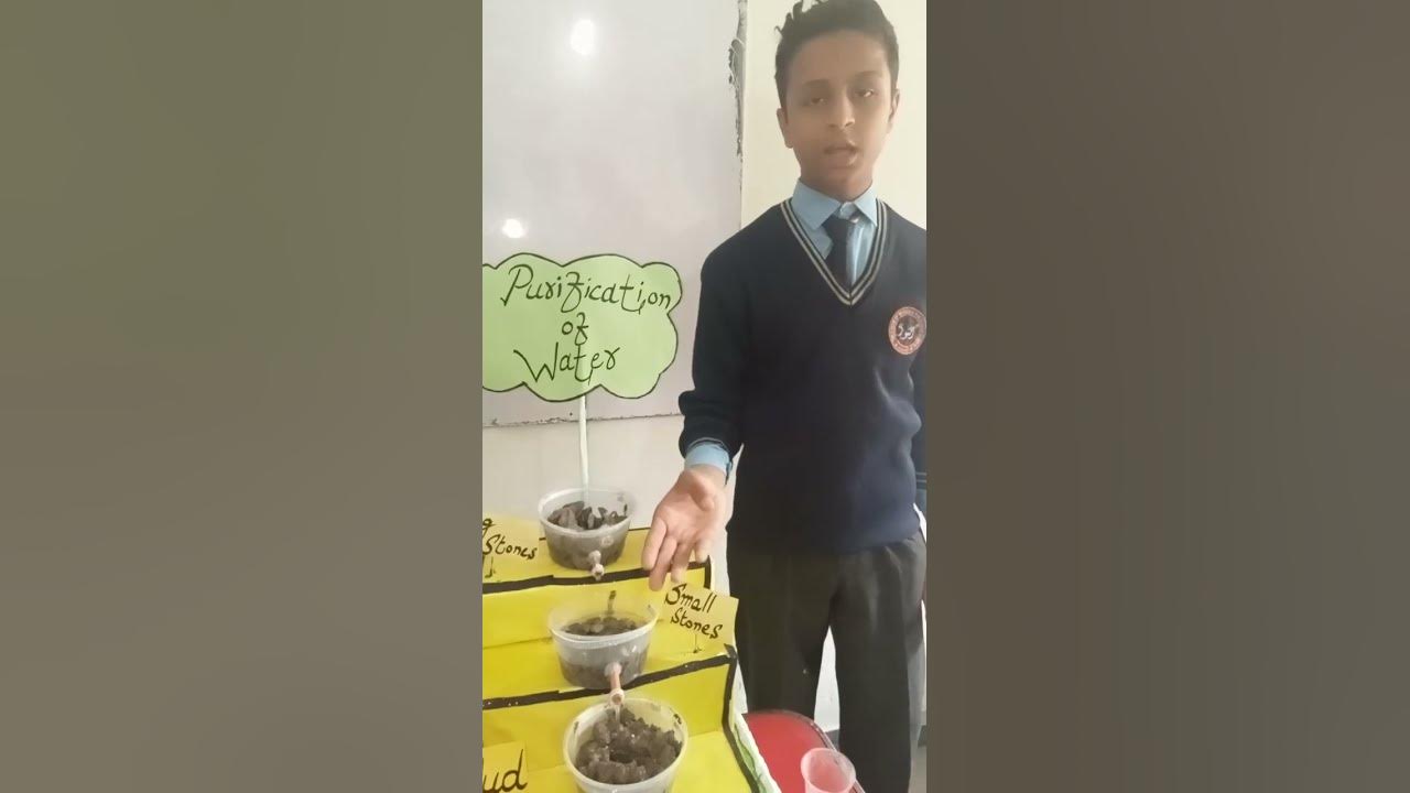 DIY WATER FILTER WATER FILTER EXPERIMENT HOW TO FILTER DIRTY WATER Science Project YouTube