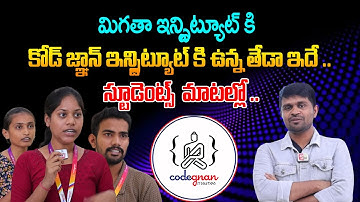 Codegnan Student Feedback | Best Coding Institute with 100% Placements | ‪@SumanTVClassroom