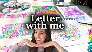 How To: Lettering With GLITTER Gel Pens! (Easy & Fun Tutorial for  Beginners) 