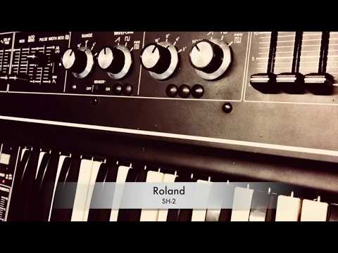 Roland SH-2 analog synth multitrack demo