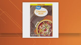 Walmart says customers should throw out chicken broth sold in stores