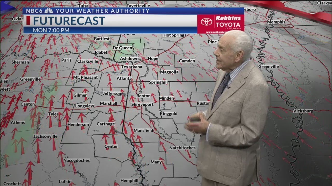 A few T'storms tonight but SEVERE STORMS Tuesday! - YouTube