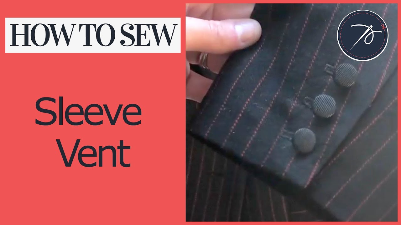 How to Sew a Sleeve Vent YouTube