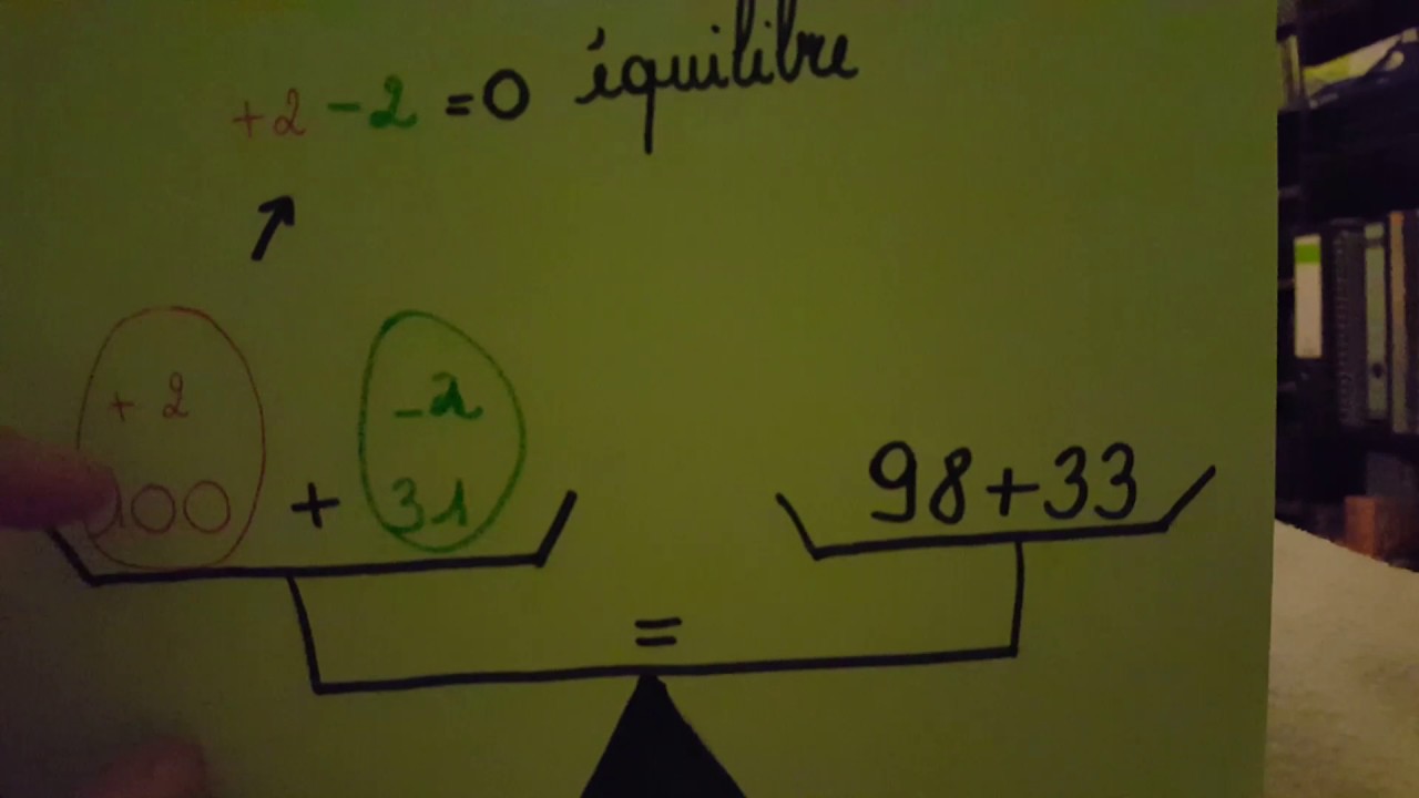 La compensation dans l'addition - YouTube