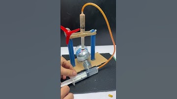 Hydraulic pressure machine project #hydraulic #dcmotor #project #tech #science #experiment #shorts