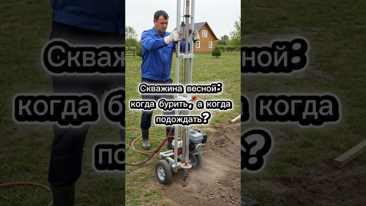 Скважина весной