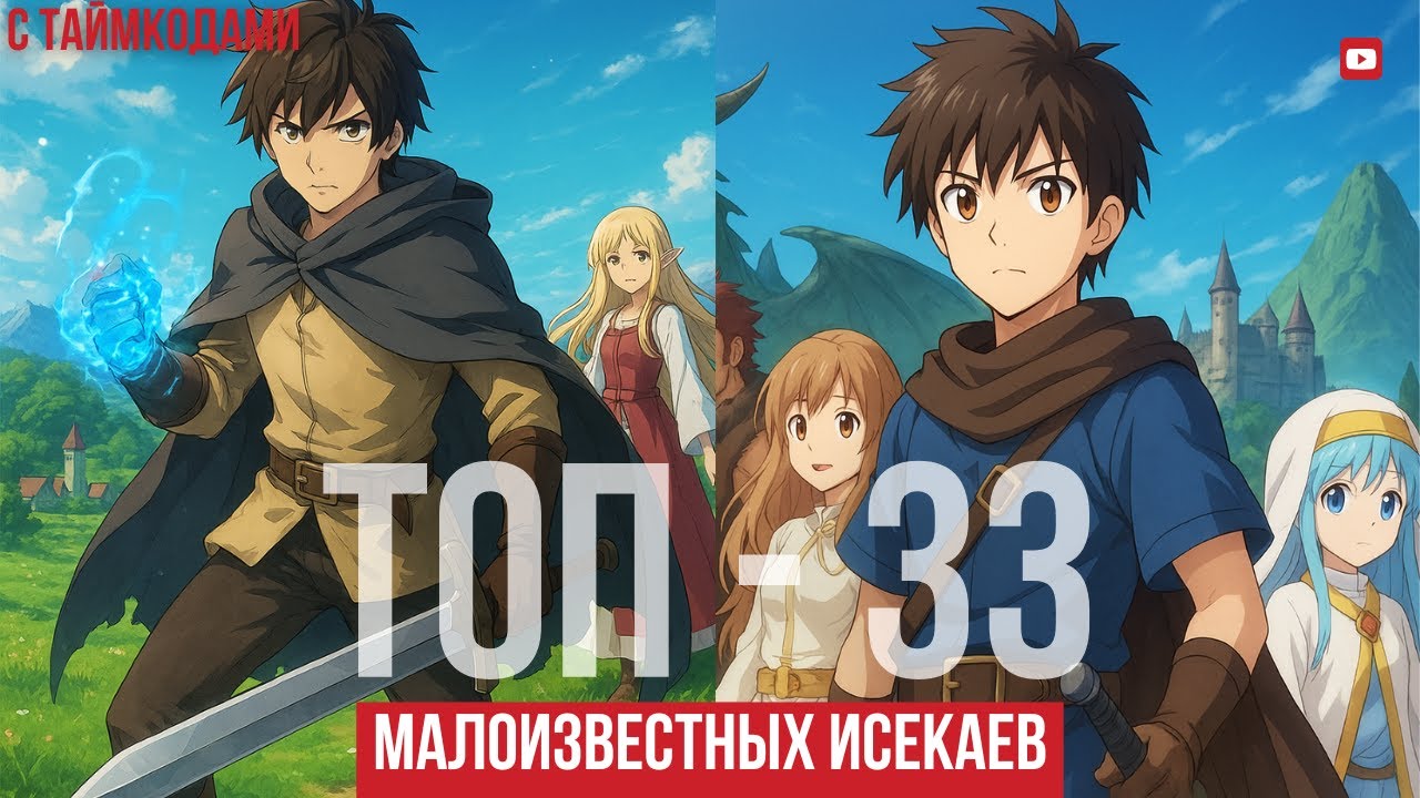 33 Малоизвестных Аниме Исекай Которые Я Посмотрел! С Таймкодами!