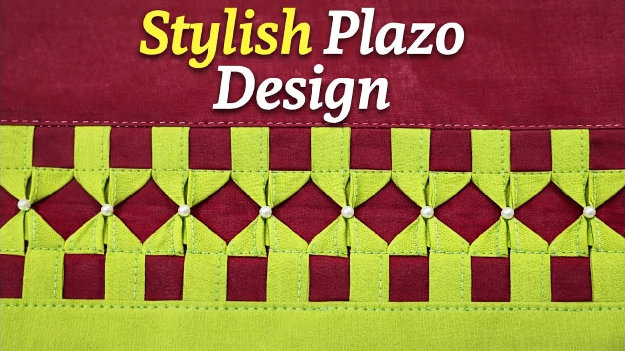 Stylish plazo design ||trending design 