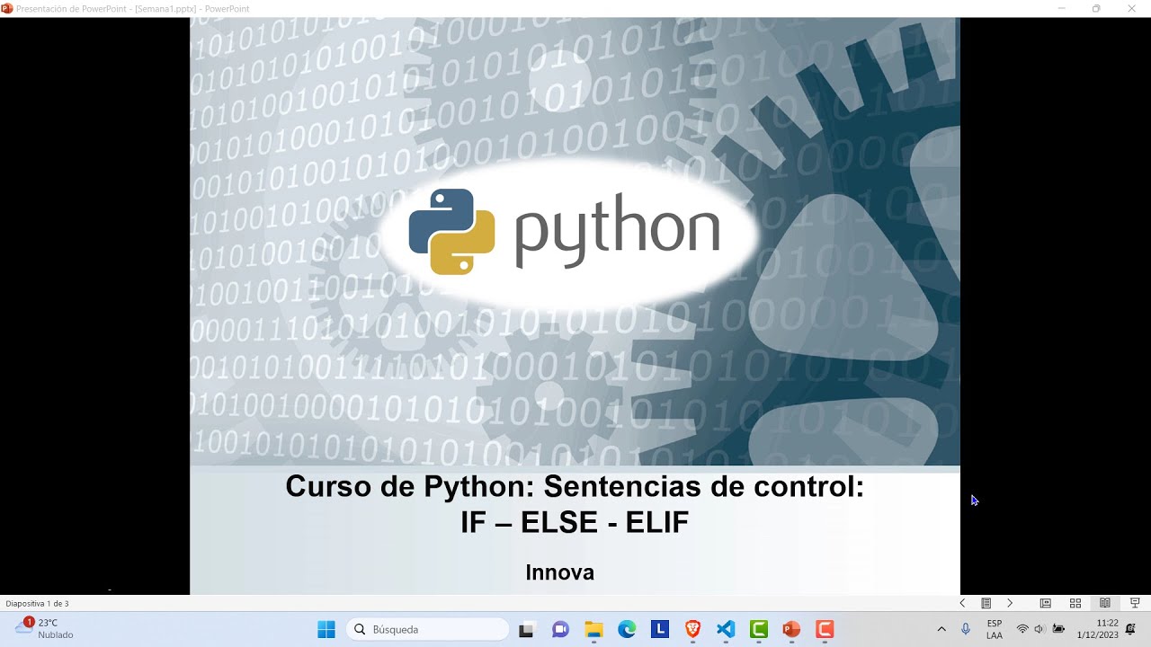 3. Python: Sentencias condicionales - IF - ELSE - ELIF - YouTube
