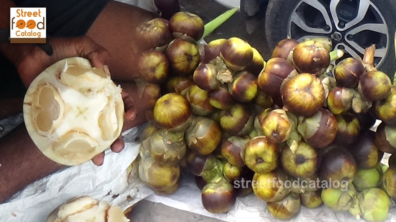 Palm fruits cutting Indian street fruits | Fresh toddy palm fruit | Tender palm cutting and eating | Street Food Catalog