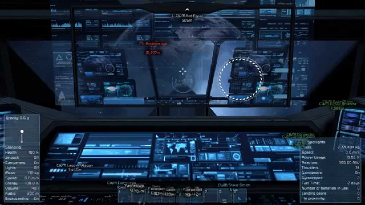 Space Engineers Epic Ship Crash - YouTube