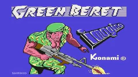 GREEN BERET COMMODORE 64 imagine 1986 LOADING MUSIC FULL LOOP C64 cbm64