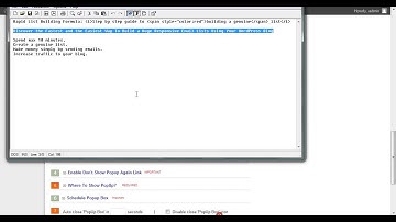 APLBP - How To Configure and Display Optin PopUp