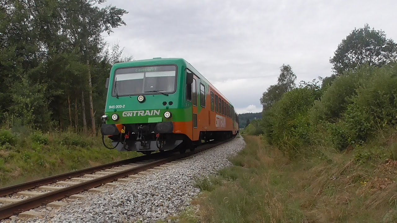 Model 845 Train Motorová souprava 845 414+Gbkkqs+845 003 (Dopravce GW Train Regio) na ...