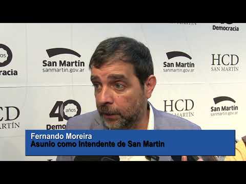 Moreira asumió como Intendente de San MartÃn