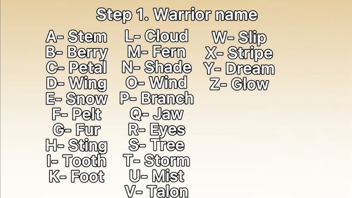 Warrior Cats Name Generator - { Warrior Cat Name Generator } More Names  👉👉  #WarriorCatNameGenerator  #WarriorCatsNameGenerator #warriorcats #WarriorCat