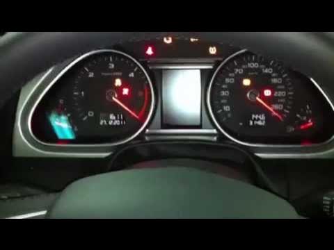 Audi q7 как снять щиток приборов
