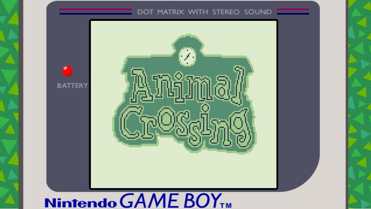 What Animal Crossing would look like on GameBoy...