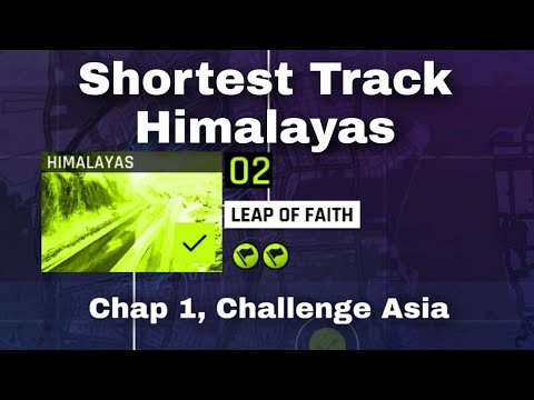 Asphalt 9 - Himalayas, Shortest Track - Leap of Faith - Complete Season Mission - Track Location