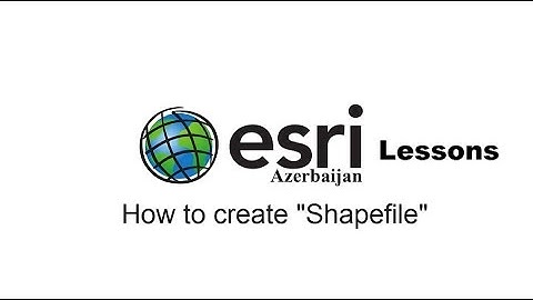 Lecture 2 (Ders 2) | How to Create Shapefile in ArcGIS 10.2.2