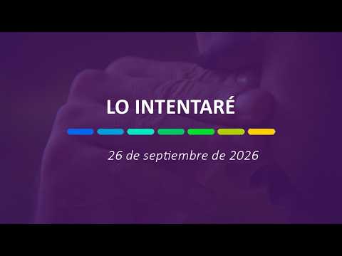 I'll give it a try | September 26, 2026