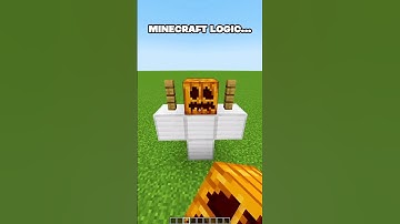 MINECRAFT : LOGIC...😂 WAIT FOR IT..(CONFESS YOUR LOVE)#minecraft #shorts