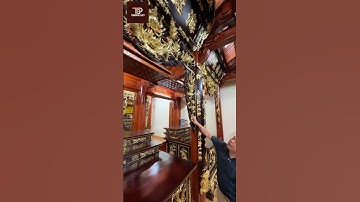 Cận Cảnh bộ cửa võng Tứ Linh thuộc Từ Đường tại Hà Tĩnh🙏🙏#khonggiantho #dotho #tuduong #cửavõng