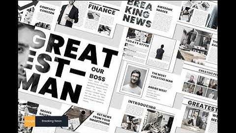 Breaking News - Google Slides Template