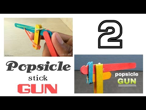 DIY Simple - Powerful Popsicle Stick GUNS