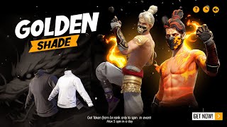 Golden shade bundle event confirm date | New Event Free Fire Bangladesh Server | free fire new event