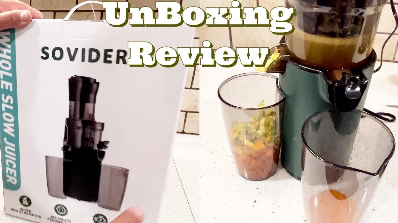 Unboxing the Elite Gourmet EJX600 Compact Slow Juicer