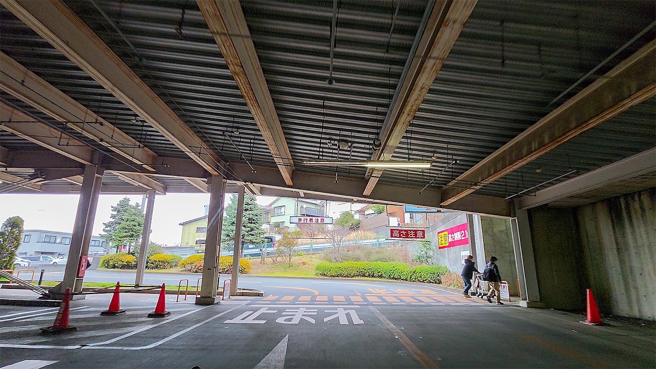 🅿️横浜四季の森フォレオ『立体』駐車場出口から｜神奈川県 横浜市 旭区 白根 出方