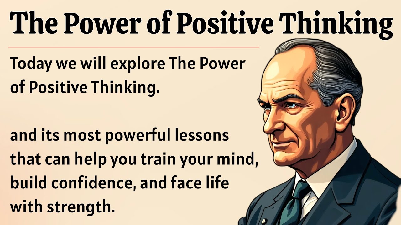 The Power of Positive Thinking || Learn English Through Book Summary 📖 ...