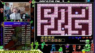 Arcathlon #3 speedrun in 4:03:39 (Chip N Dale, Darkwing Duck, Little Nemo, Mega Man 2, TMNT 2)