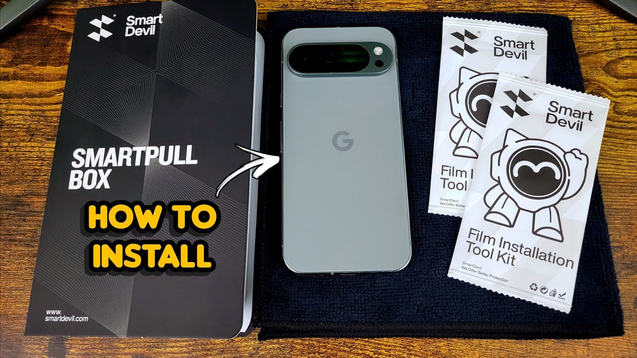 SmartDevil Tempered Glass Protector for Google Pixel 9 Pro! How to APPLY correctly!