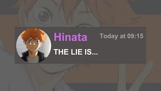If Haikyuu characters plays 2 Truth and a Lie... screenshot 3