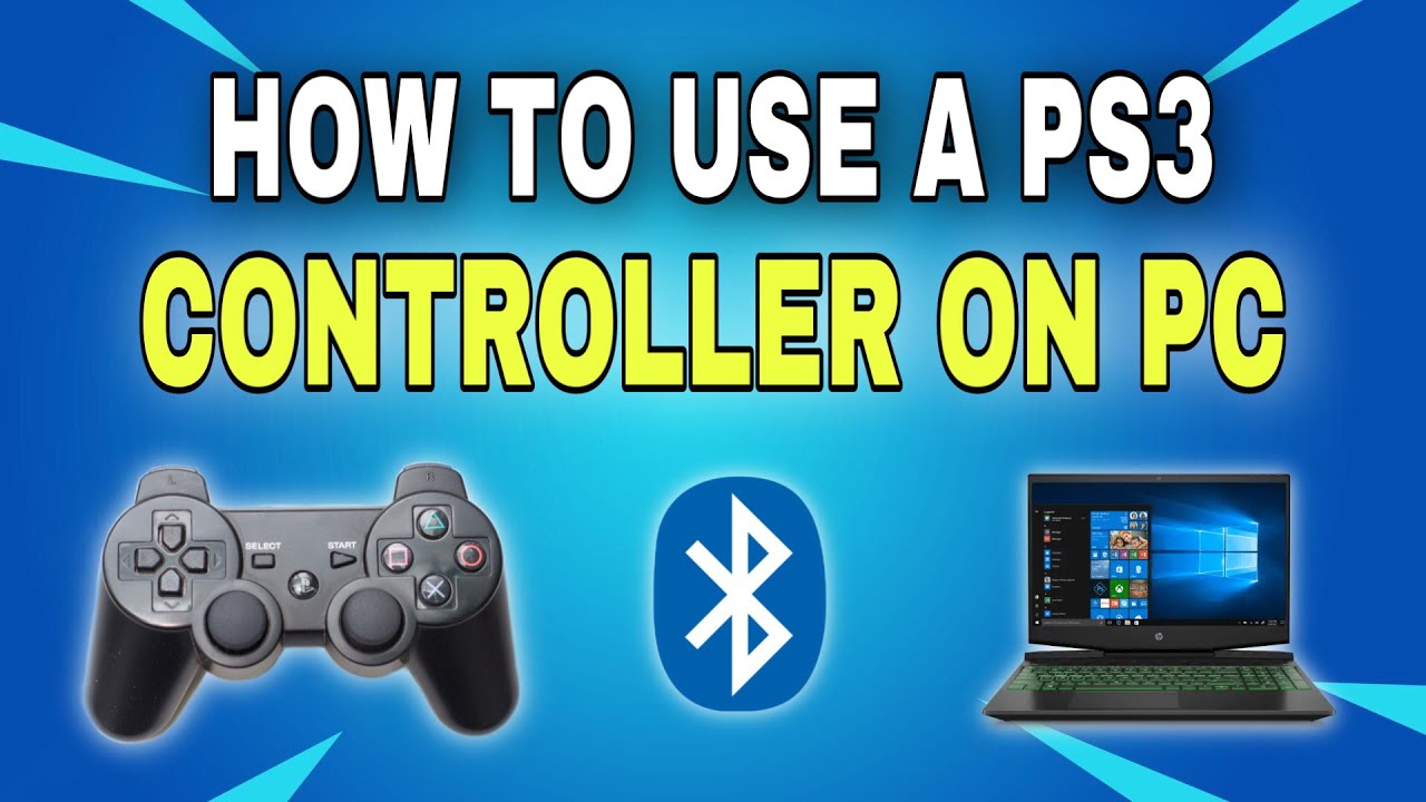 How To Connect A Ps3 Controller To Pc Windows 10 11 Wired Wirelessly 22 Youtube
