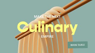 Make the Next Culinary Empire | Everything to Sell Anything | Squarespace